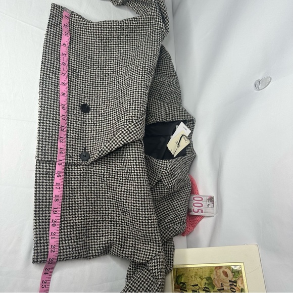 NWT Mango Nadine Houndstooth Cropped Blazer Size XXL - Picture 16 of 16